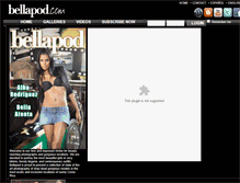 Tablet Screenshot of bellapod.com